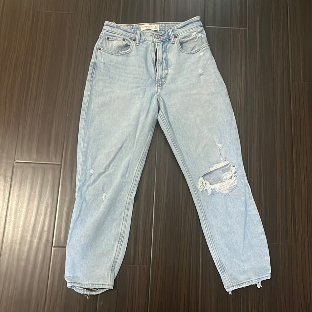 Abercrombie High Rise Mom Jeans